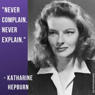 katharine hepburn, old hollywood movie star quotes