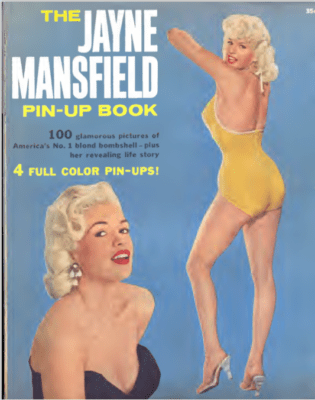 sensual life coaching, Jayne Mansfield, Original 1957, Pinup book,