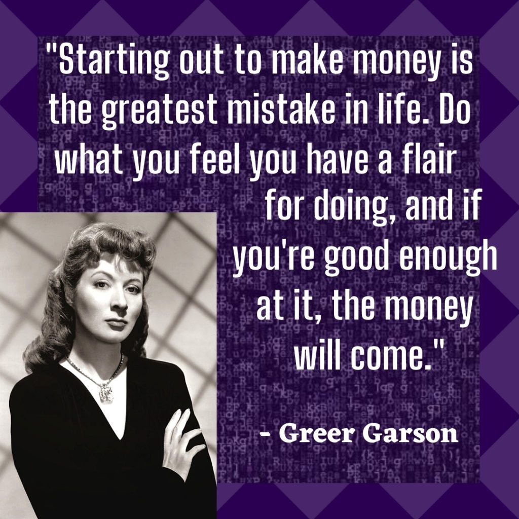 classic hollywood, greer garson, vamps, varlets, sensuality, male female dynamics, relationship advice, movie star quotes