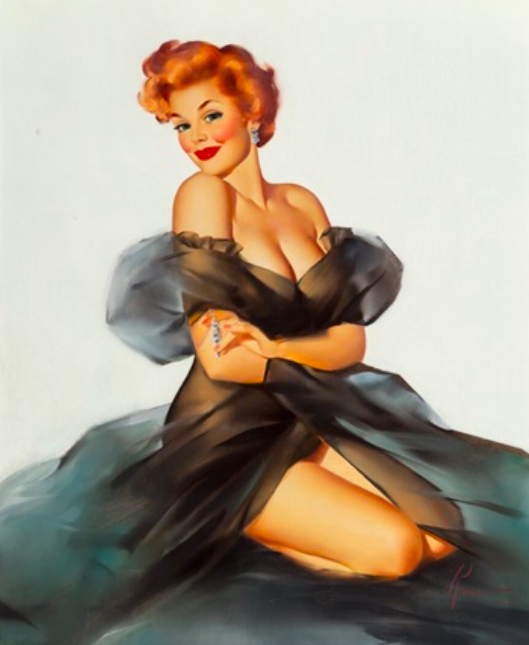 edward runci, pin up artist, retro pin up artists
