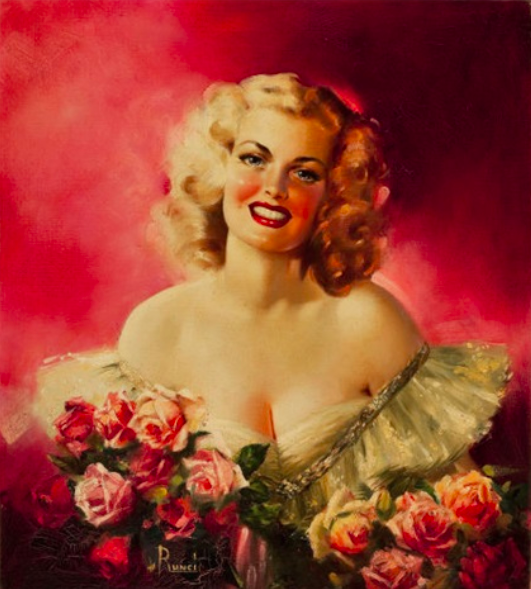 edward runci, pin up artist, retro pin up artists