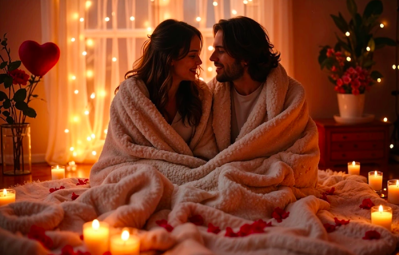 sensual massage couple, valentine's day massage, romance massage, celebrate love and sensuality